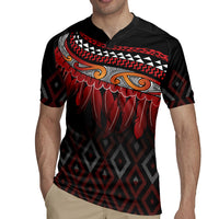 Aotearoa Maori Ngapuhi Iwi Rugby Jersey Korowai Tukutuku Kaokao Motifs LT7 - Polynesian Pride