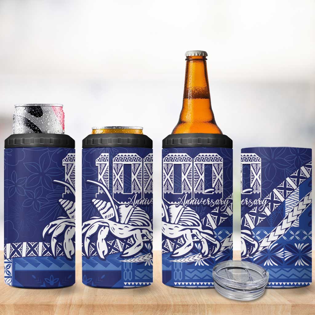 Queen Salote College 100th Anniversary 4 in 1 Can Cooler Tumbler QSC Royal Girls LT7 - Polynesian Pride