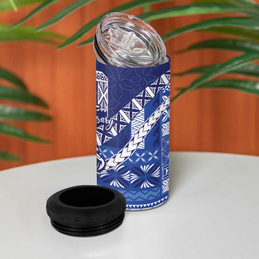 Queen Salote College 100th Anniversary 4 in 1 Can Cooler Tumbler QSC Royal Girls LT7 - Polynesian Pride