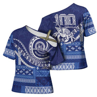 Queen Salote College 100th Anniversary Cross Shoulder Shirt QSC Royal Girls LT7 - Polynesian Pride