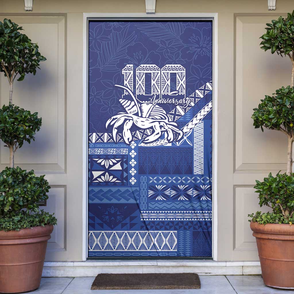 Queen Salote College 100th Anniversary Door Cover QSC Royal Girls LT7 Royal Blue - Polynesian Pride