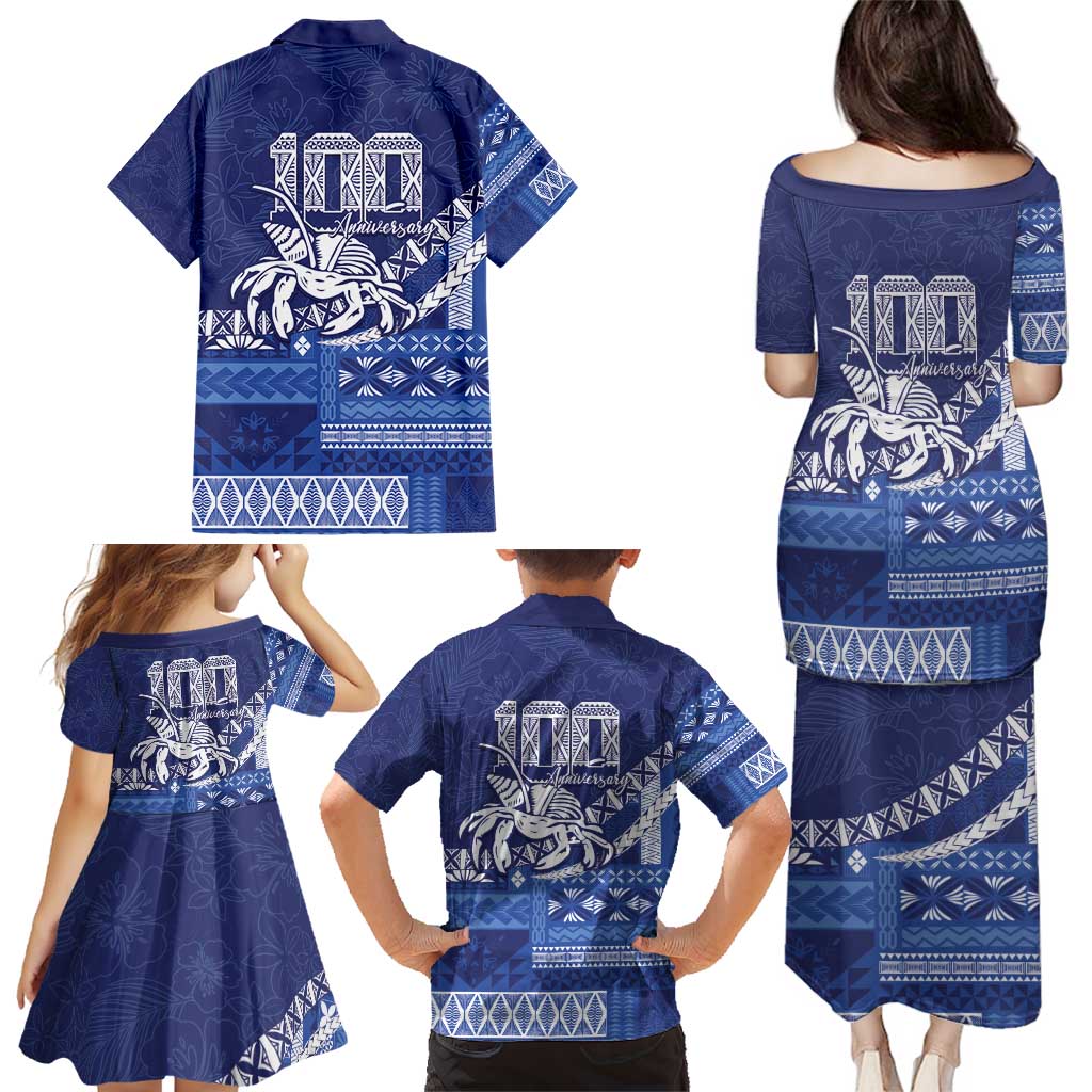 Queen Salote College 100th Anniversary Family Matching Puletasi and Hawaiian Shirt QSC Royal Girls LT7 - Polynesian Pride