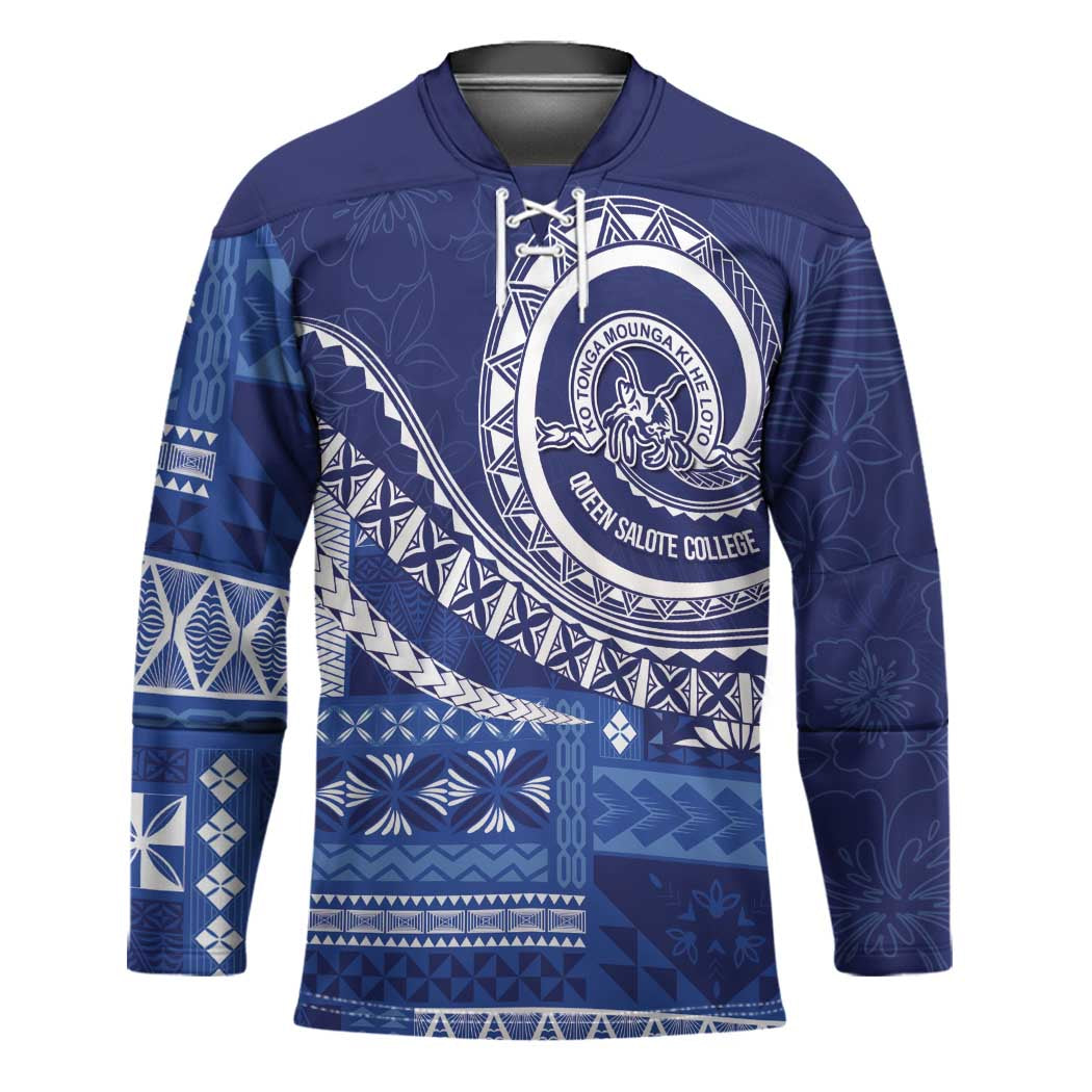 Queen Salote College 100th Anniversary Hockey Jersey QSC Royal Girls LT7 Unisex Royal Blue - Polynesian Pride