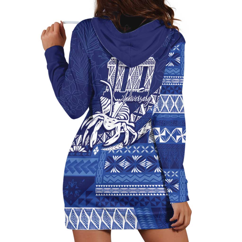 Queen Salote College 100th Anniversary Hoodie Dress QSC Royal Girls LT7 - Polynesian Pride