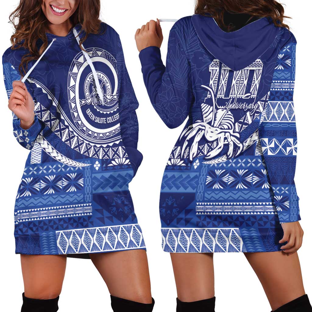 Queen Salote College 100th Anniversary Hoodie Dress QSC Royal Girls LT7 - Polynesian Pride