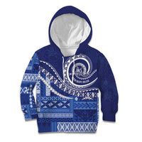 Queen Salote College 100th Anniversary Kid Hoodie QSC Royal Girls LT7 Hoodie Royal Blue - Polynesian Pride