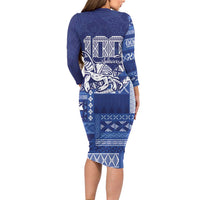 Queen Salote College 100th Anniversary Long Sleeve Bodycon Dress QSC Royal Girls LT7 - Polynesian Pride