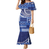 Queen Salote College 100th Anniversary Mermaid Dress QSC Royal Girls LT7 Women Royal Blue - Polynesian Pride