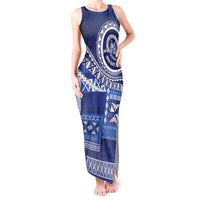 Queen Salote College 100th Anniversary Tank Maxi Dress QSC Royal Girls LT7 Women Royal Blue - Polynesian Pride