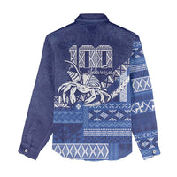Queen Salote College 100th Anniversary Women Casual Shirt QSC Royal Girls LT7 - Polynesian Pride