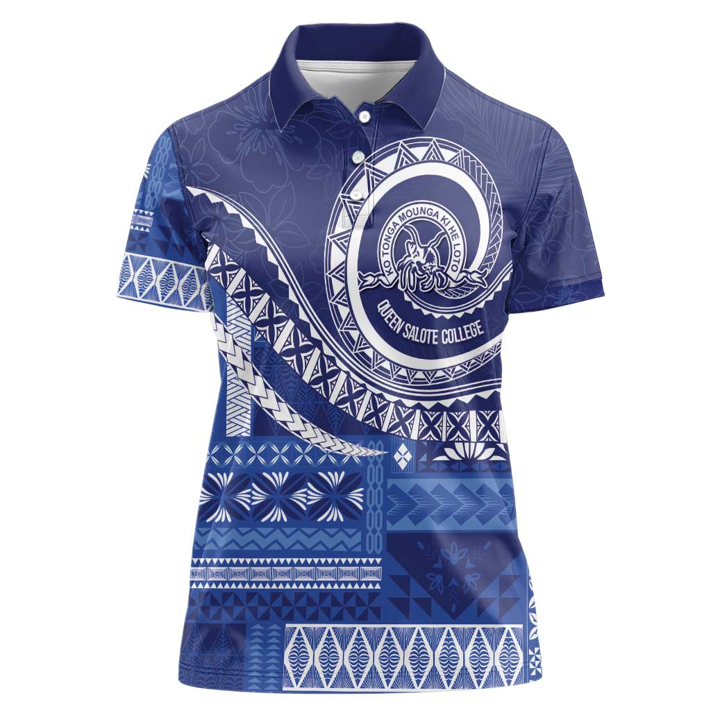 Queen Salote College 100th Anniversary Women Polo Shirt QSC Royal Girls - Polynesian Pride