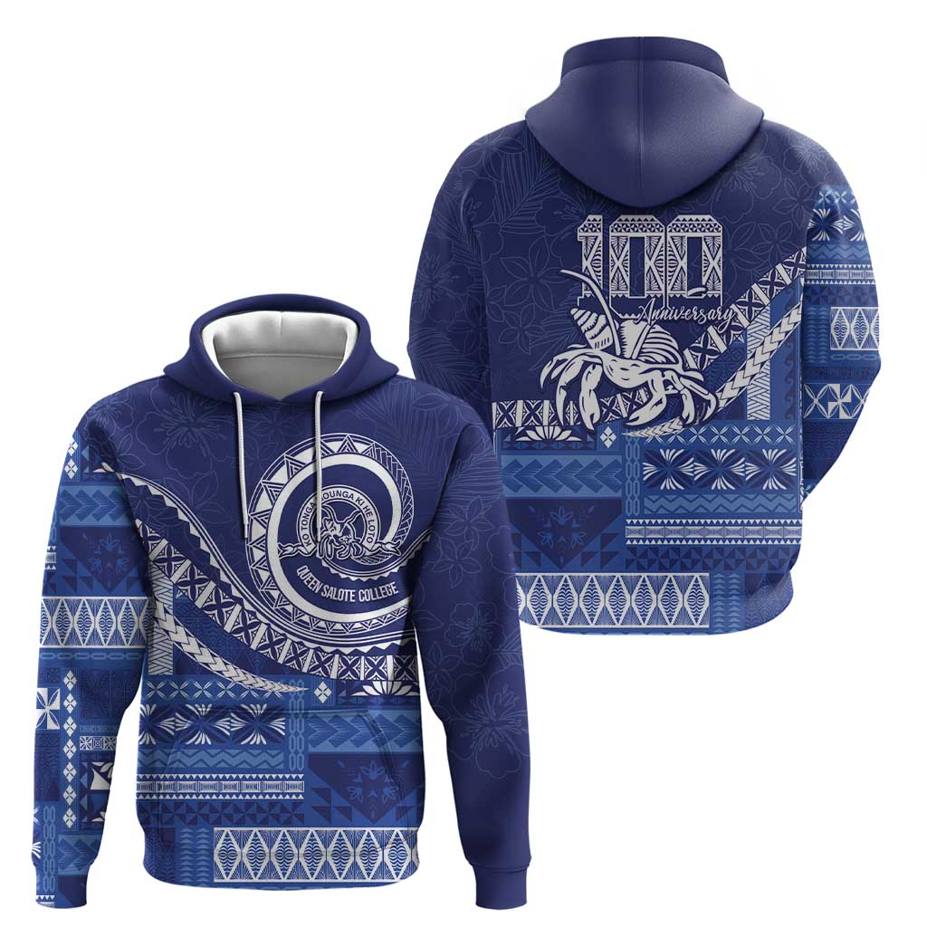 Queen Salote College 100th Anniversary Zip Hoodie QSC Royal Girls LT7 - Polynesian Pride