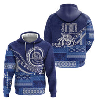 Queen Salote College 100th Anniversary Zip Hoodie QSC Royal Girls LT7 - Polynesian Pride