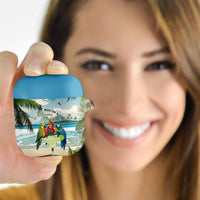 Wish You A Merry Martini Christmas AirPods Case Cocktail Parrot-dise LT7 - Polynesian Pride