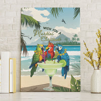 Wish You A Merry Martini Christmas Canvas Wall Art Cocktail Parrot-dise LT7 Without Frame Multicolor - Polynesian Pride