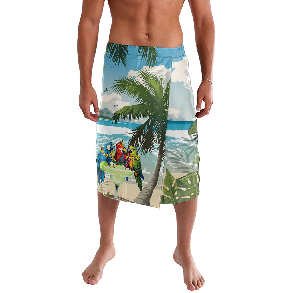 Wish You A Merry Martini Christmas Lavalava Cocktail Parrot-dise LT7 Multicolor - Polynesian Pride