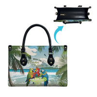 Wish You A Merry Martini Christmas Leather Bag Cocktail Parrot-dise LT7 - Polynesian Pride