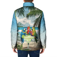 Wish You A Merry Martini Christmas Padded Jacket Cocktail Parrot-dise