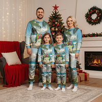 Wish You A Merry Martini Christmas Pajama Set Cocktail Parrot-dise LT7 - Polynesian Pride