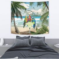Wish You A Merry Martini Christmas Tapestry Cocktail Parrot-dise LT7 - Polynesian Pride