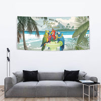 Wish You A Merry Martini Christmas Tapestry Cocktail Parrot-dise LT7 - Polynesian Pride