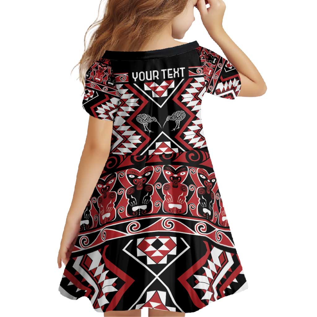 Personalised Taniko Motifs Aotearoa Family Matching Tank Maxi Dress and Hawaiian Shirt Waitangi Kowhaiwhai Kiwi LT7 - Polynesian Pride