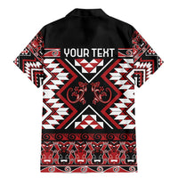 Personalised Aotearoa Waitangi Family Matching Mermaid Dress and Hawaiian Shirt Taniko Motifs - Mania Gecko LT7 - Polynesian Pride