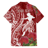 Personalised Hawaii Wahine Family Matching Tank Maxi Dress and Hawaiian Shirt Women's Day Ohia Lehua LT7 - Polynesian Pride