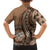 Personalized Tonga Ngatu Hawaiian Shirt Vintage Brown Manulua Motifs