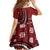 Personalized Tonga Ngatu Family Matching Off Shoulder Maxi Dress and Hawaiian Shirt Iconic Red Manulua Motifs