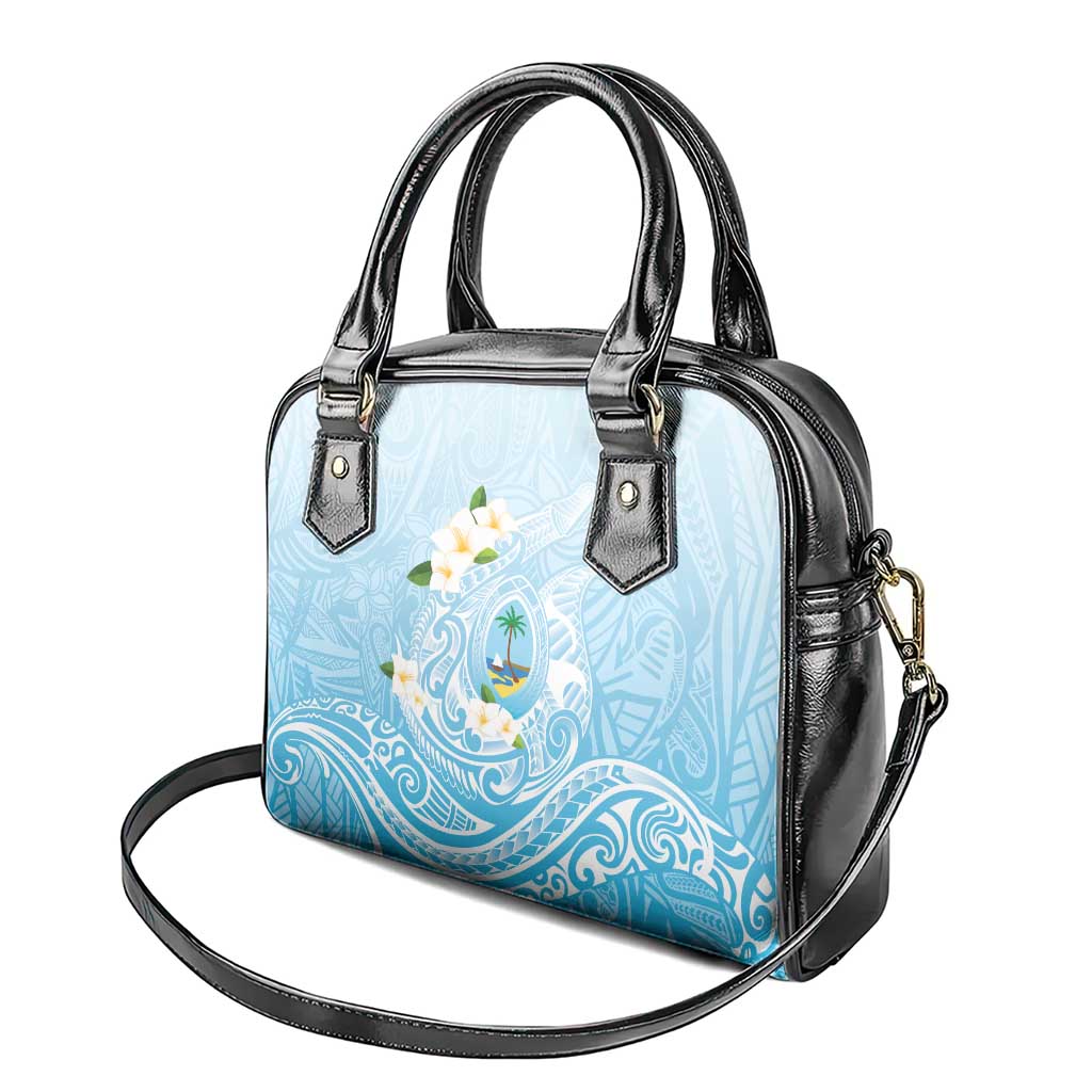 Guam Fishhook Mix Guasali Flowers Shoulder Handbag Dreaming Turquoise