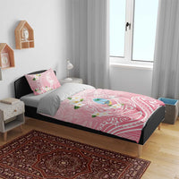 Guam Fishhook Mix Guasali Flowers Bedding Set Dreaming Coral