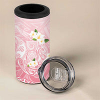 Guam Fishhook Mix Guasali Flowers 4 in 1 Can Cooler Tumbler Dreaming Coral