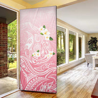 Guam Fishhook Mix Guasali Flowers Door Cover Dreaming Coral LT7 - Polynesian Pride