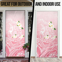 Guam Fishhook Mix Guasali Flowers Door Cover Dreaming Coral LT7 - Polynesian Pride