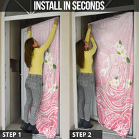 Guam Fishhook Mix Guasali Flowers Door Cover Dreaming Coral LT7 - Polynesian Pride