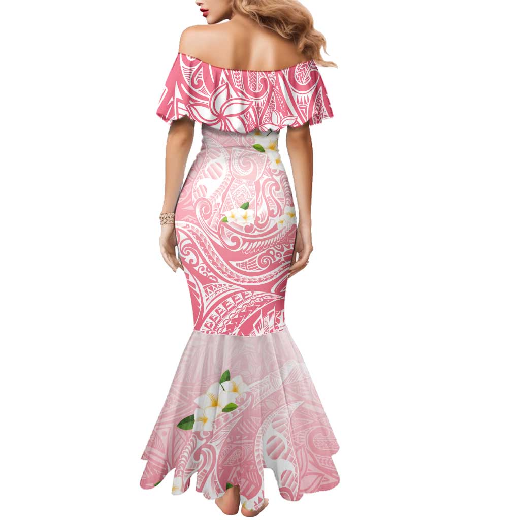 Guam Fishhook Mix Guasali Flowers Family Matching Mermaid Dress and Hawaiian Shirt Dreaming Coral LT7 - Polynesian Pride