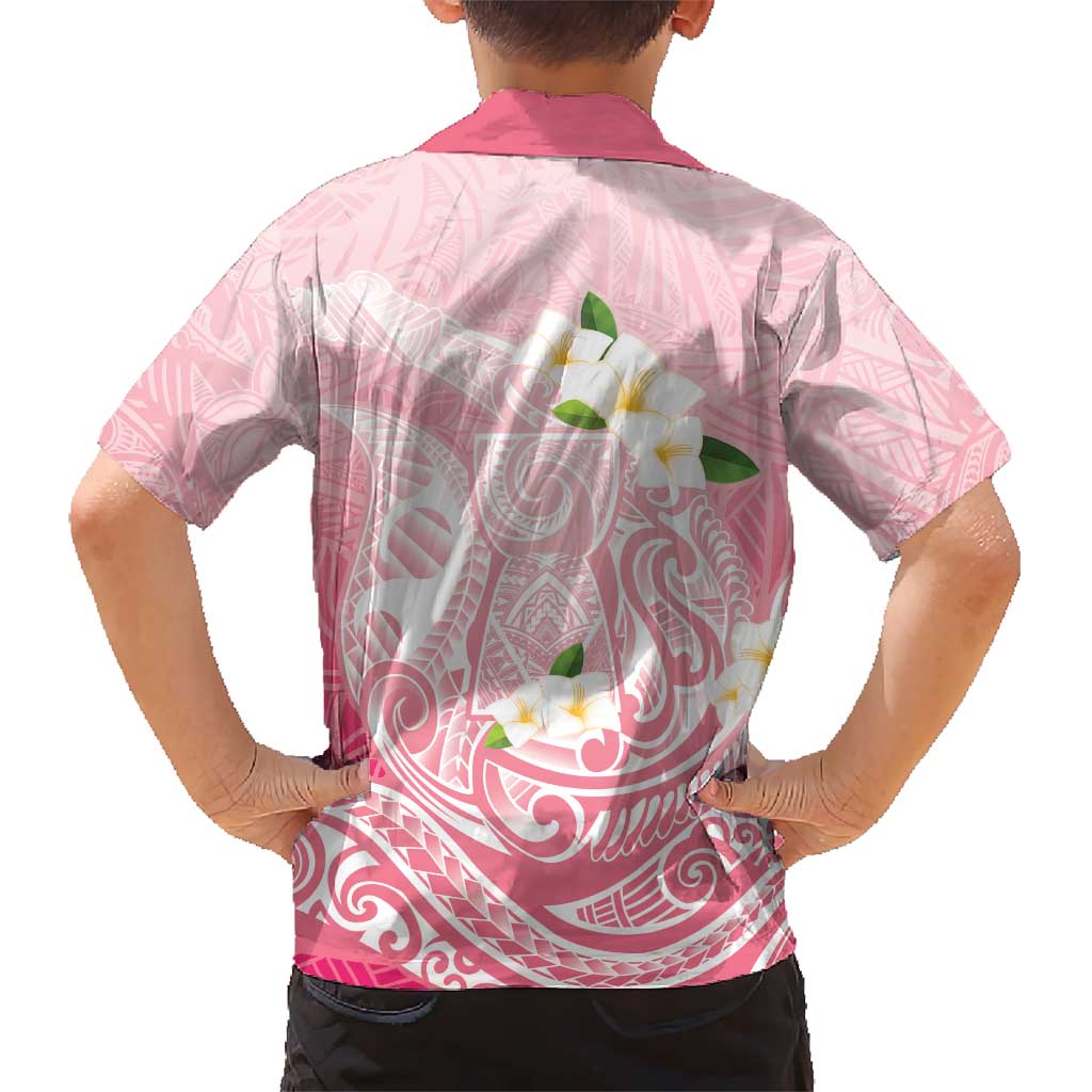 Guam Fishhook Mix Guasali Flowers Family Matching Off Shoulder Maxi Dress and Hawaiian Shirt Dreaming Coral LT7 - Polynesian Pride