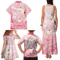 Guam Fishhook Mix Guasali Flowers Family Matching Tank Maxi Dress and Hawaiian Shirt Dreaming Coral LT7 - Polynesian Pride