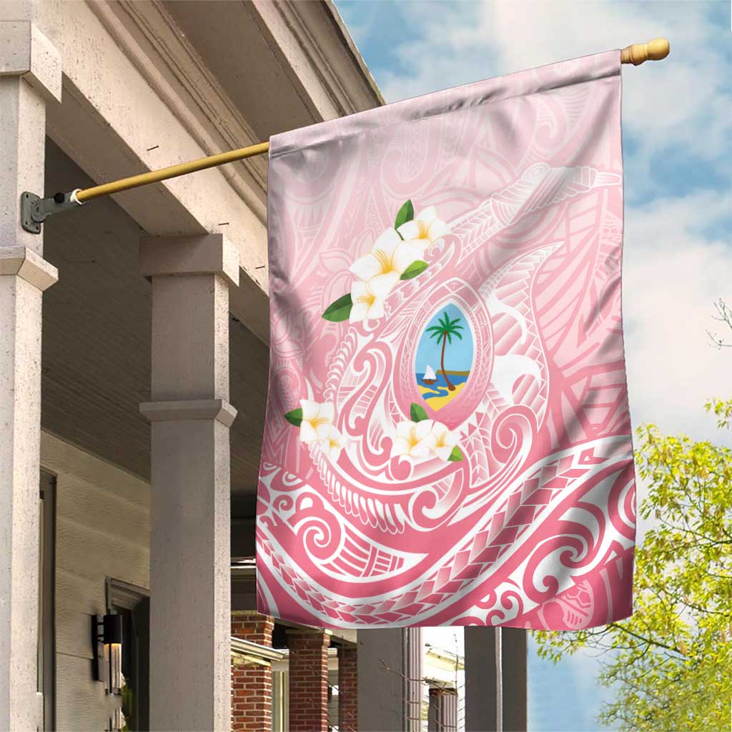Guam Fishhook Mix Guasali Flowers Garden Flag Dreaming Coral LT7 House Flag Pink - Polynesian Pride