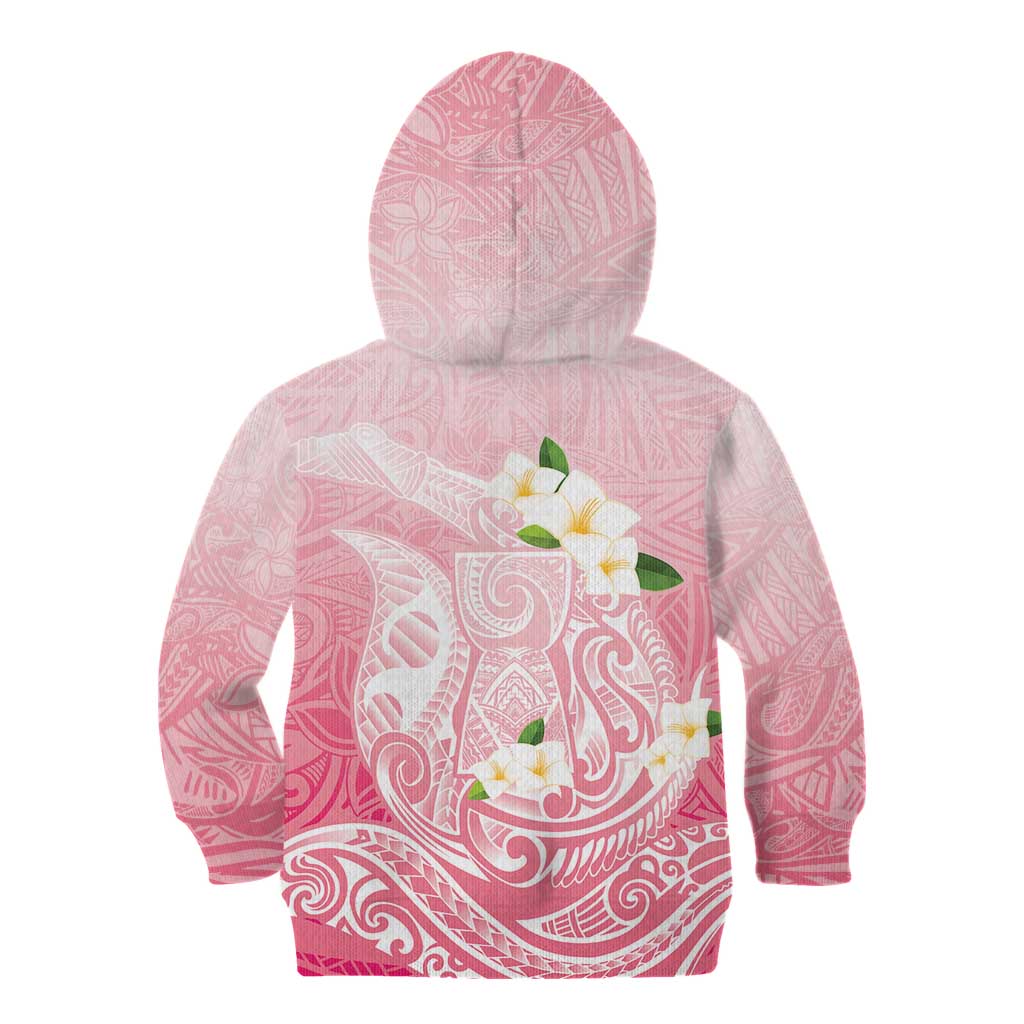 Guam Fishhook Mix Guasali Flowers Kid Hoodie Dreaming Coral