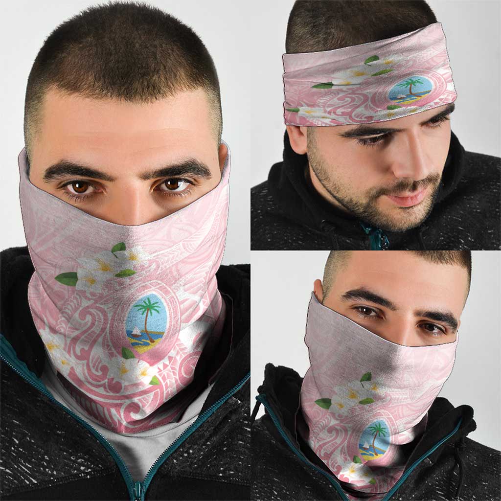 Guam Fishhook Mix Guasali Flowers Neck Gaiter Dreaming Coral