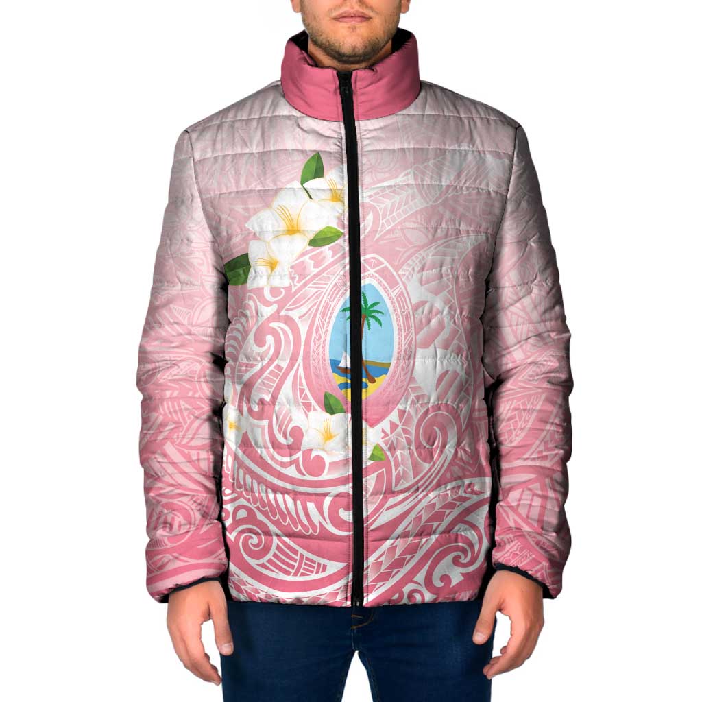 Guam Fishhook Mix Guasali Flowers Padded Jacket Dreaming Coral