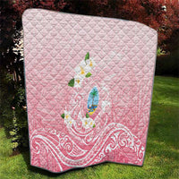Guam Fishhook Mix Guasali Flowers Quilt Dreaming Coral