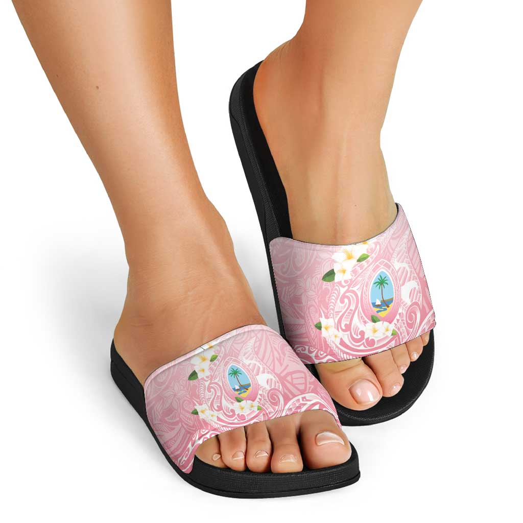 Guam Fishhook Mix Guasali Flowers Slide Sandals Dreaming Coral
