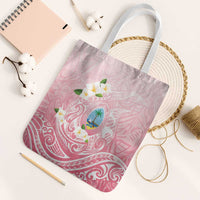 Guam Fishhook Mix Guasali Flowers Tote Bag Dreaming Coral