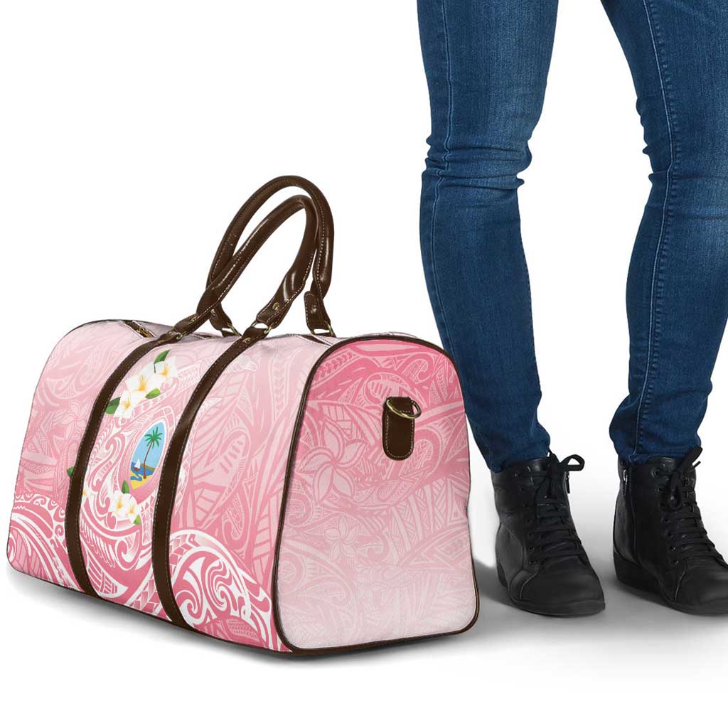 Guam Fishhook Mix Guasali Flowers Travel Bag Dreaming Coral