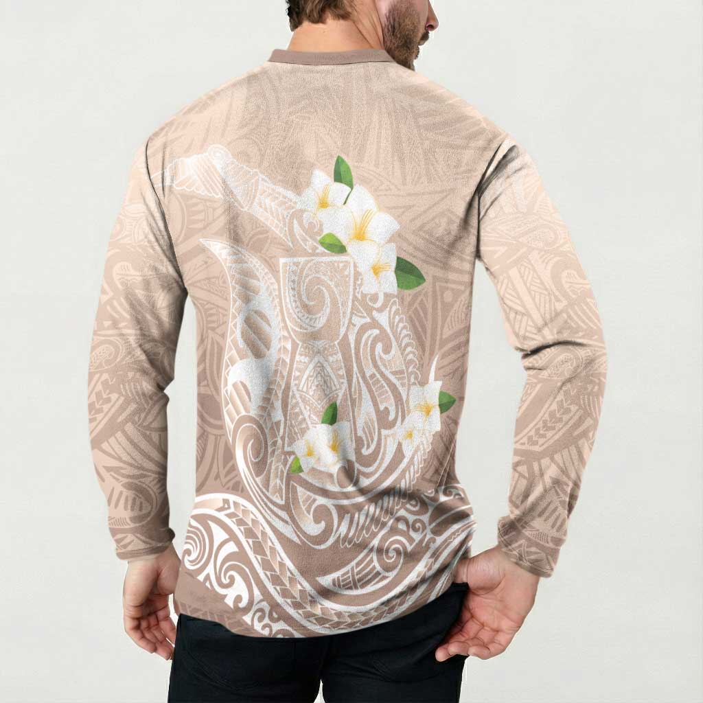 Guam Fishhook Mix Guasali Flowers Button Sweatshirt Dreaming Hazel