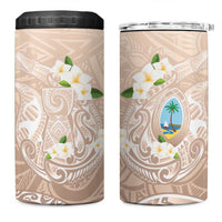 Guam Fishhook Mix Guasali Flowers 4 in 1 Can Cooler Tumbler Dreaming Hazel