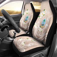 Guam Fishhook Mix Guasali Flowers Car Seat Cover Dreaming Hazel LT7 - Polynesian Pride